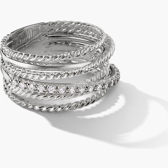 DAVID YURMAN cross over ring - Picture 2 of 5